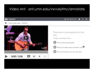 Video Ant - ant.umn.edu/vxvvxlyfmc/annotate