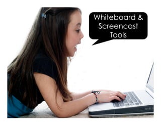 Whiteboard &
Screencast
Tools