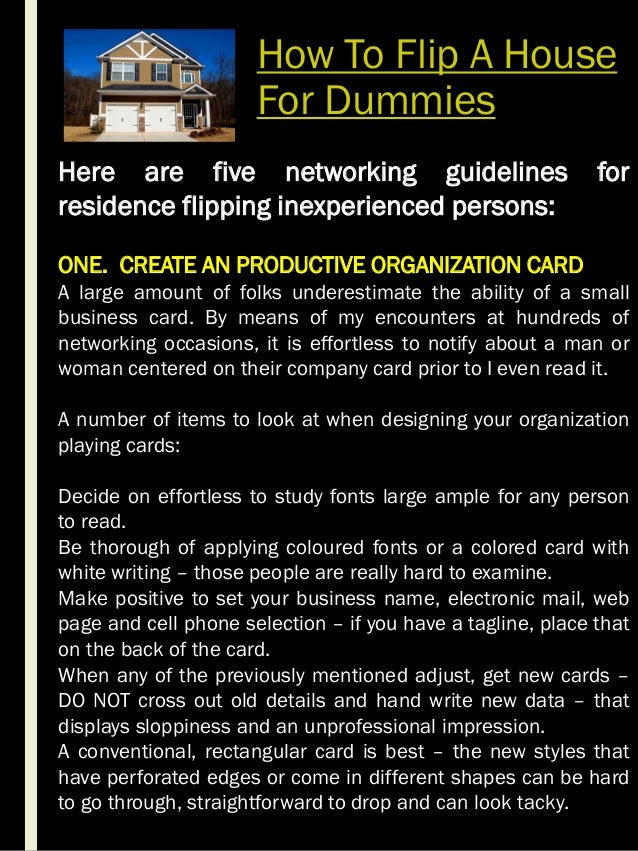 Flipping Houses For Beginners