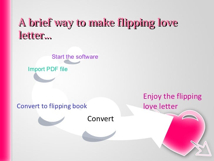 Flipping love letter Flipping love letter