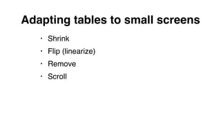 Flipping Tables: Displaying Data on Small Screens (2016-02)
