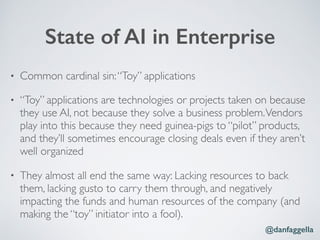 How AI is (and isn't) Making it's Way into Enterprise