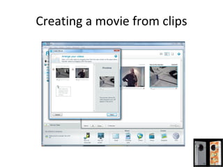 Creating a movie from clips