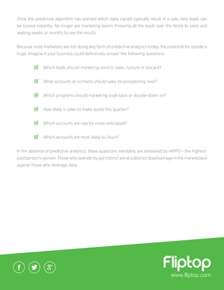 Guide to Predictive Lead Scoring | PDF