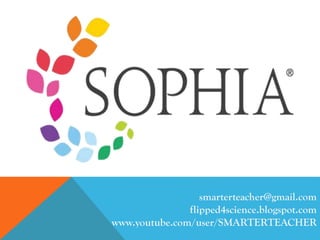 smarterteacher@gmail.com
flipped4science.blogspot.com
www.youtube.com/user/SMARTERTEACHER
 