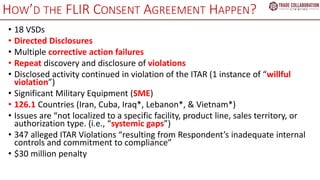 FLIR Consent Agreement Analysis - Part 1 | PPTX