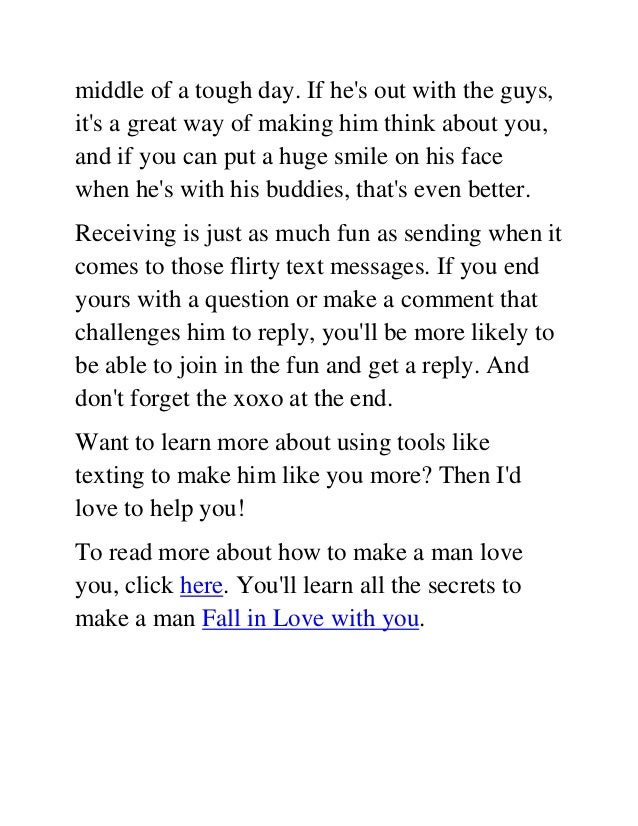 Flirty Texts And Romantic Messages For Him