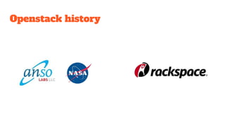 Openstack history
 