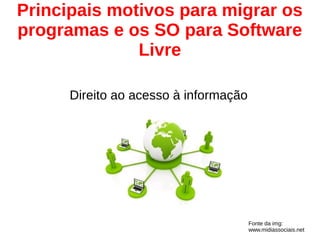 FLISOL Porque usar Software Livre Bruno Alexandre Barbosa Chucky