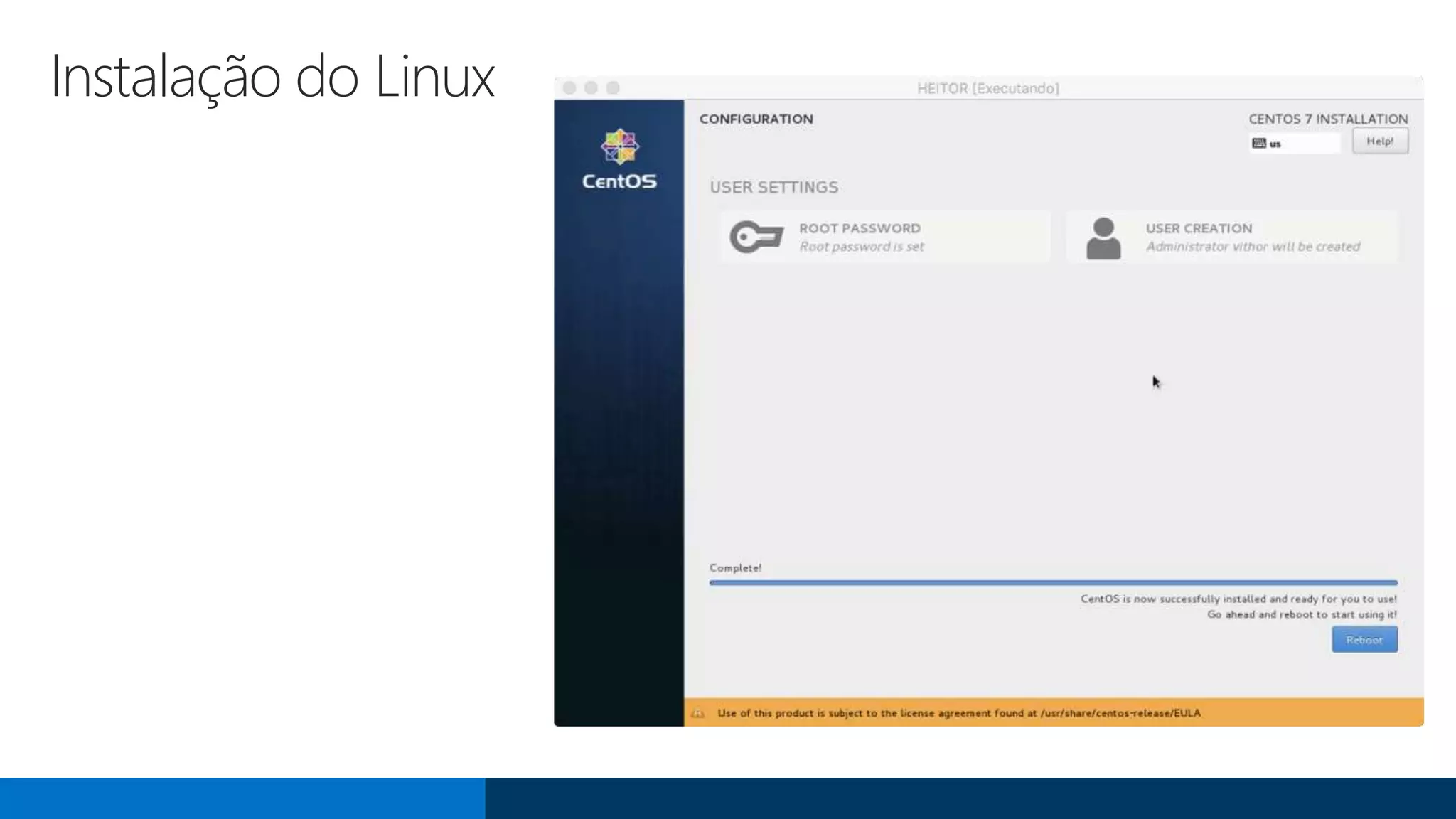 Instalação do Linux
 