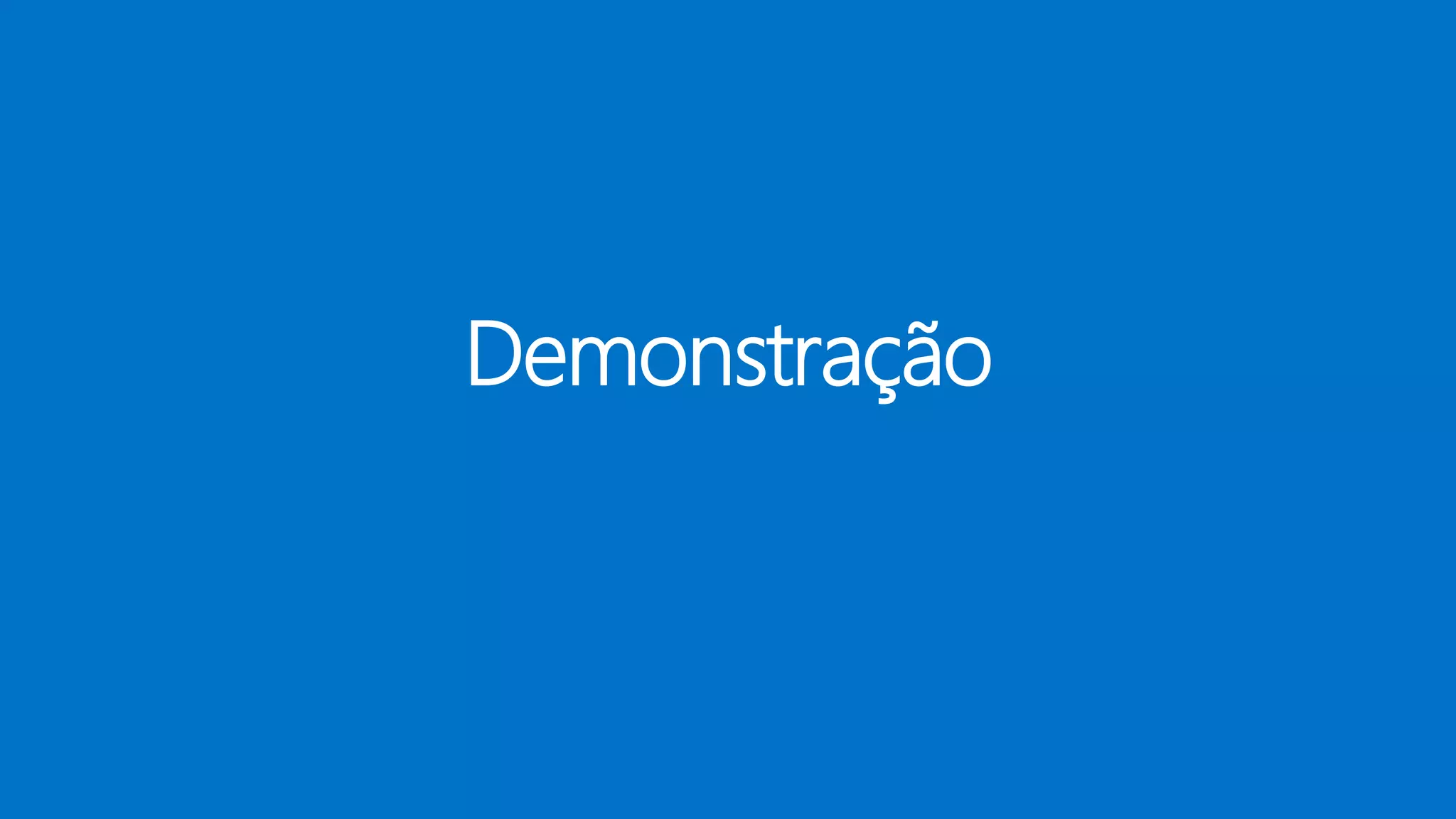 Demonstração
 