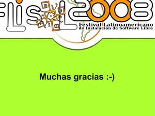 Muchas gracias :-)‏ 