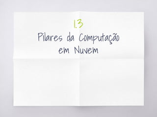1.3
Pilares da Computação
em Nuvem
 