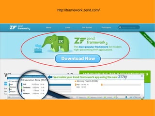 http://framework.zend.com/
 