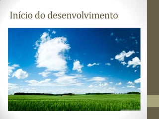 Início do desenvolvimento
 