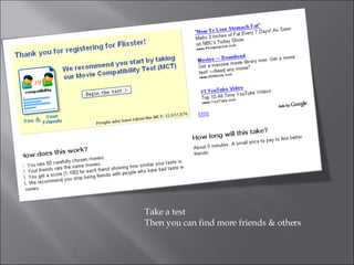 Take a test Then you can find more friends & others 