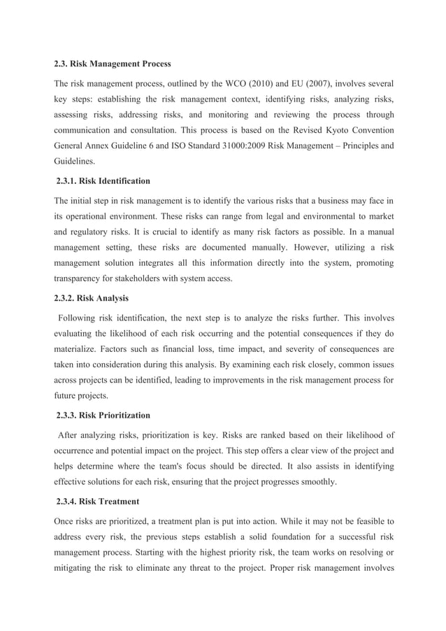 Factors Impacting Customs Risk Management Effectiveness: A case study ...