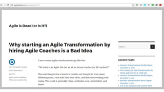 http://agileisdead.com
 