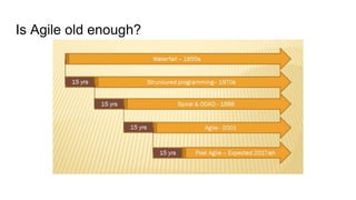 Is Agile old enough?
 