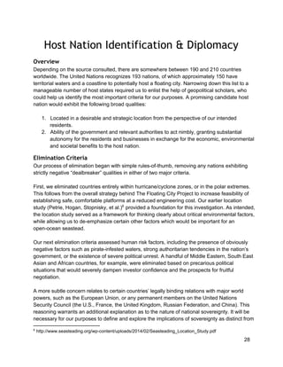Host Nation Identification & Diplomacy
Overview
Depending on the source consulted, there are somewhere between 190 and 210...