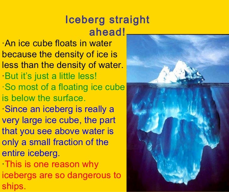 Floating and sinking