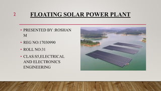 Floating solar power plant converted | PDF