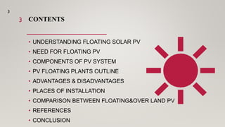 Floating solar power plant converted | PDF