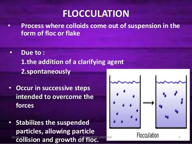 Flocculation & Sedimentation