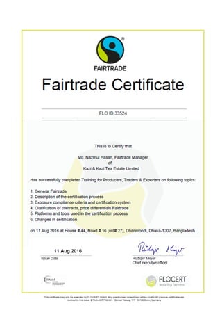 Flo certificate | PDF