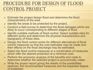 Flood control by Dr Sandeep Yadav | PPTX