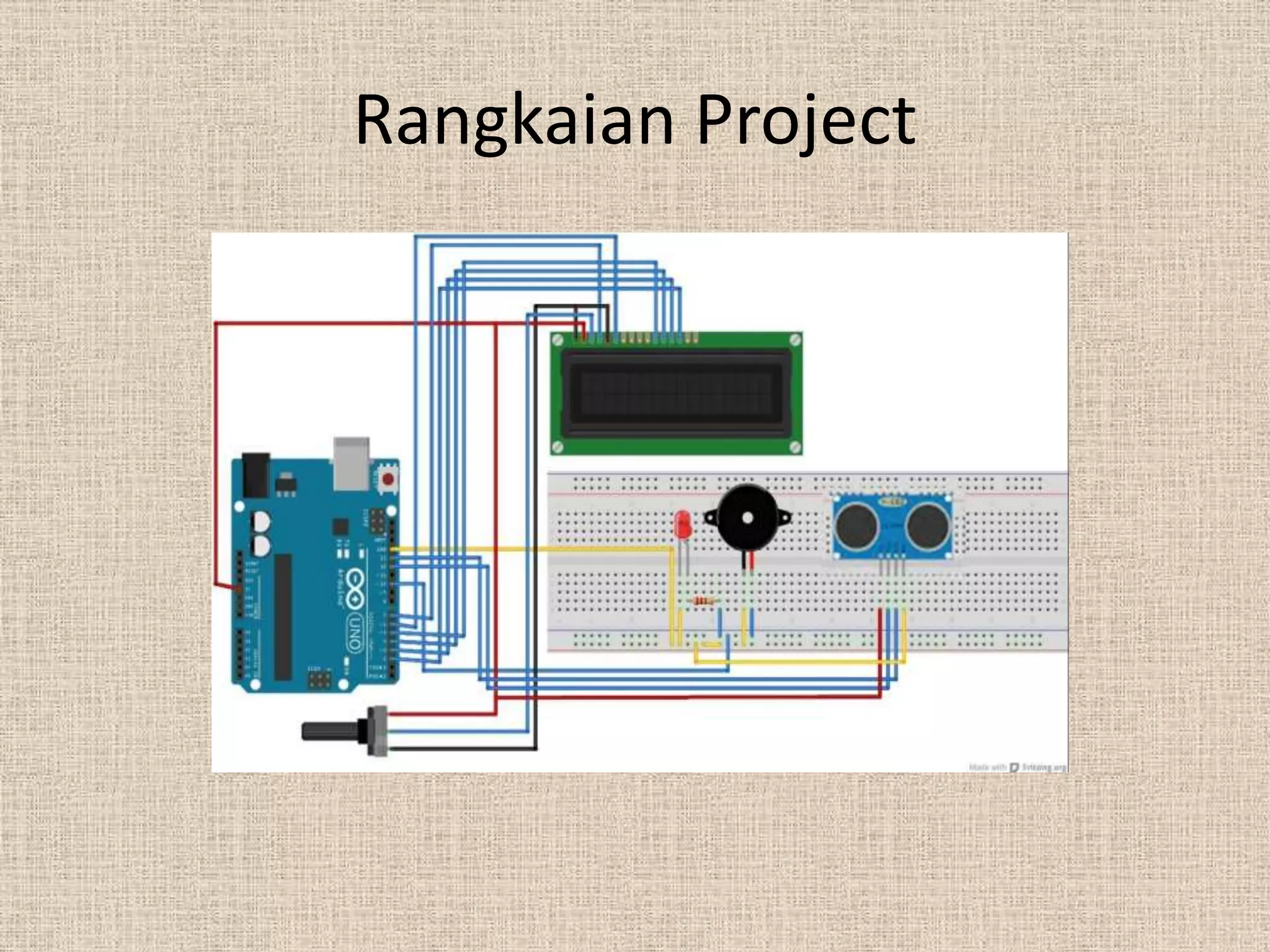 Flood detector Arduino Uno with Ultrasonic sensor | PPT