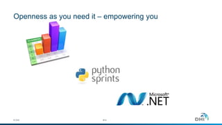 Openness as you need it – empowering you
© DHI #14
 
