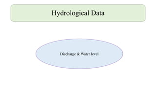 Hydrological Data
Discharge & Water level
 