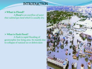 Flood hazards in india | PPTX