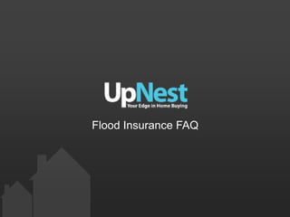 Flood Insurance FAQ
 