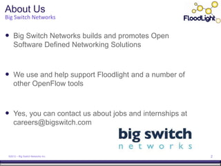 Floodlight OpenFlow Contoller - Updated Overview | PPTX