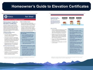 Homeowner’s Guide to Elevation Certificates

 