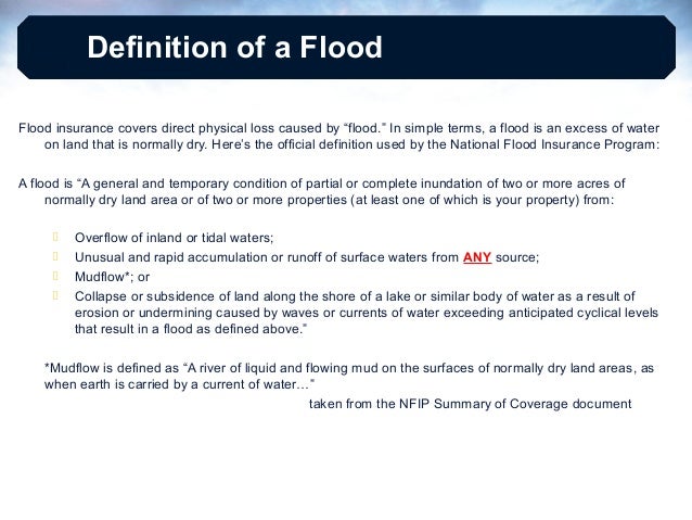 Flood Insurance Update 11/2013