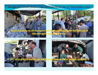 Flood relief ops @ 27 nov 2011