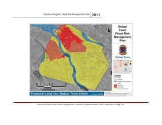 Northern Regions. Flood Risk Management Plan 2011
Prepared by: Architect Carlos V. Tamayo, Geographer Félix D. Hernández, Geographer Armando C. Muñiz , Architect Abel Gil Page 355
 