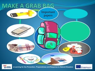 e-Learning for the Prevention, Preparedness and Response to Natural Disasters
Important
papers
 