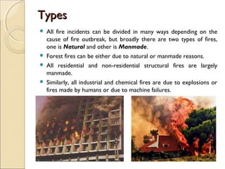 Floods and fire disaster | PPT