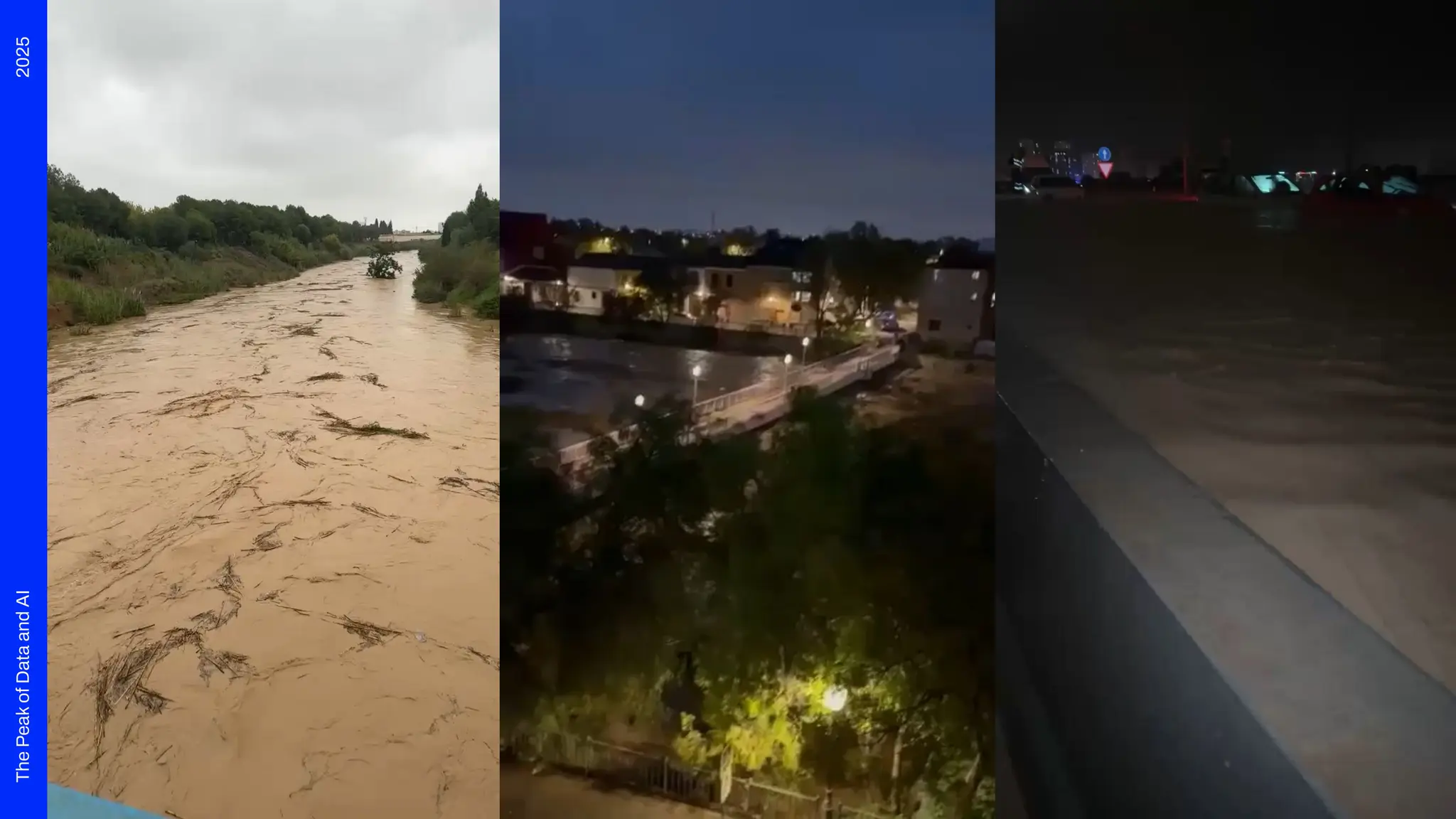 2025
The
Peak
of
Data
and
AI
Worst ﬂooding ever
 