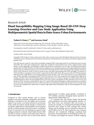 Flood Susceptibility Mapping Using Image-Based 2D-CNN Deep Learnin ...