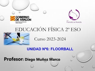 EDUCACIÓN FÍSICA 2º ESO
Curso 2023-2024
UNIDAD Nº6: FLOORBALL
 