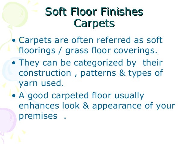 Floor Covering In Housekeeping