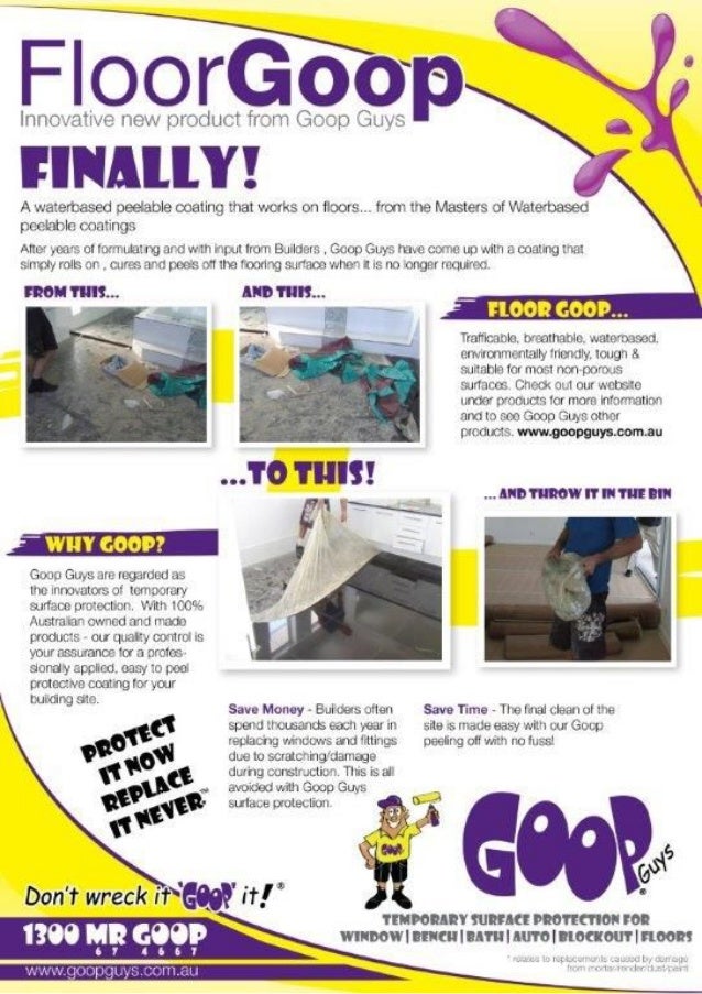 Floor Protection During Construction At Goop Guys