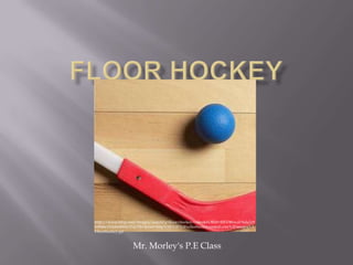 Floor Hockey http://www.bing.com/images/search?q=floor+hockey+rules&FORM=BIFD#focal=bda7c9b0848e1f1fde649fdc07ac75b7&furl=http%3A%2F%2Frollerhockeycentral.com%2Fimages%2Ffloorhockey.gif Mr. Morley's P.E Class 