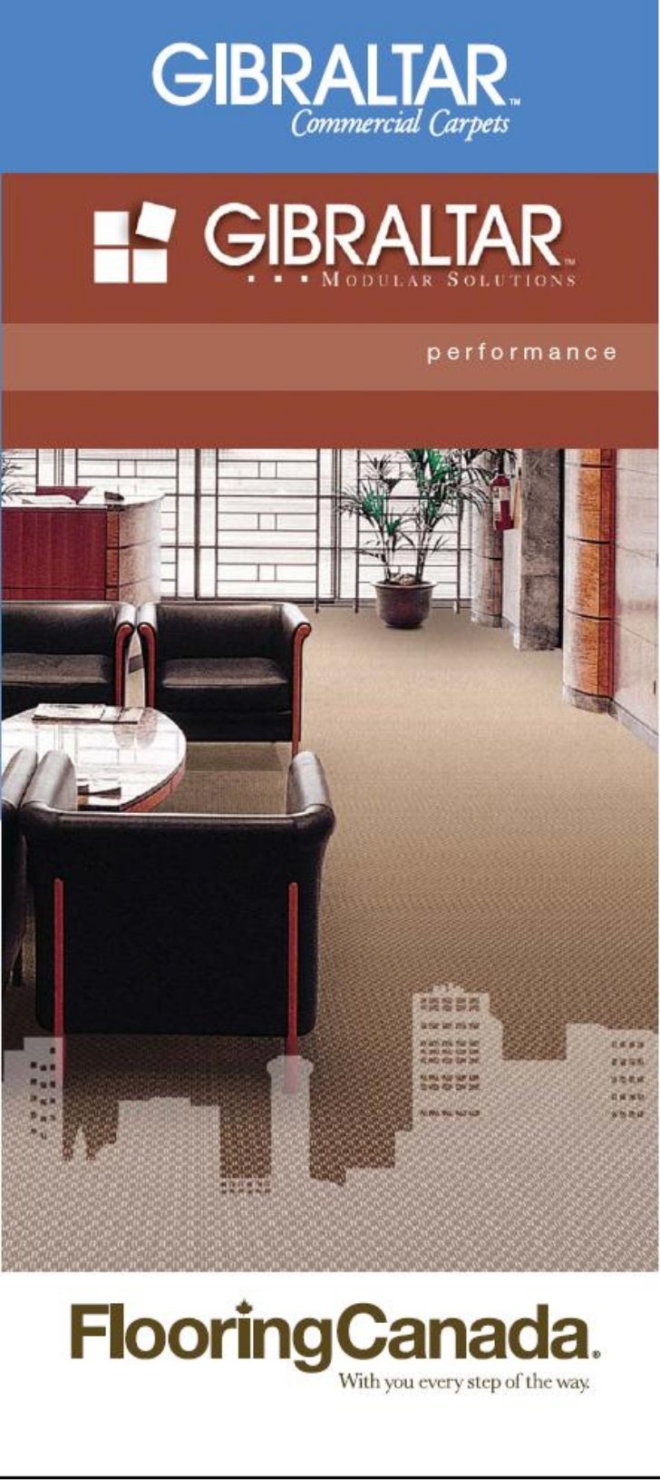 Flooring Canada Gibraltar Commercial Carpets Brochure