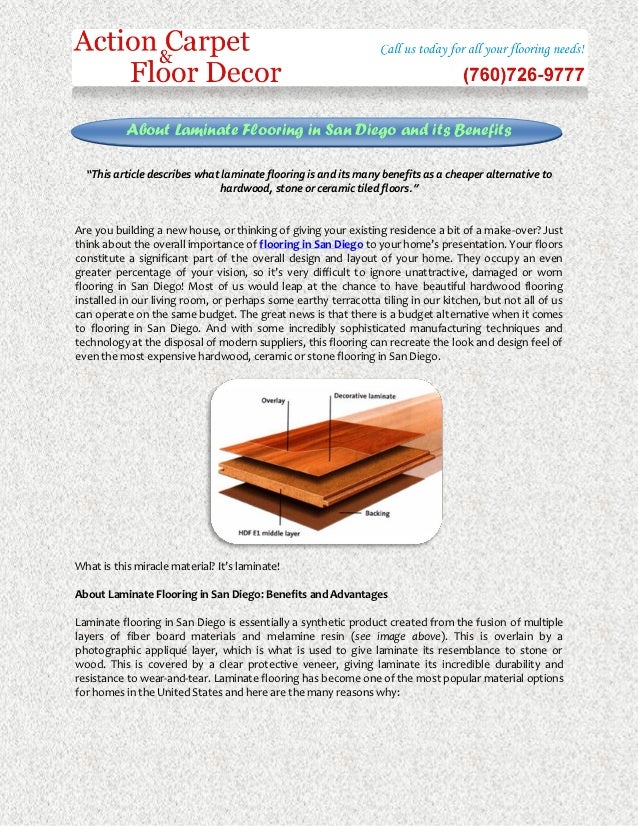About Laminate Flooring in San Diego and its Benefits